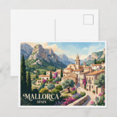Mallorca Valldemossa Spanien Postkarte (Vorne/Hinten)