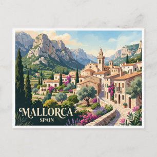 Mallorca Valldemossa Spanien Postkarte