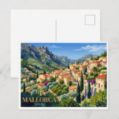 Mallorca Valldemossa Spanien Postkarte (Vorne/Hinten)