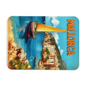 Mallorca Vintag Magnet (Horizontal)
