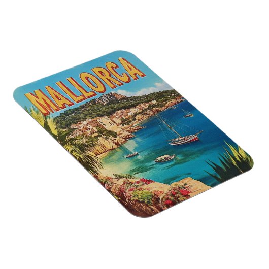 Mallorca Vintag Magnet (Rechte Seite)