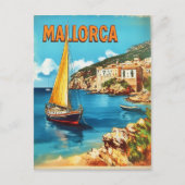 Mallorca Vintag Postkarte (Vorderseite)