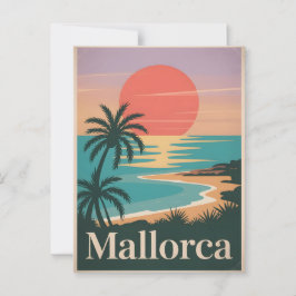 Mallorca Vintag Postkarte