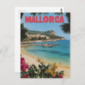 Mallorca Vintag Postkarte (Vorne/Hinten)