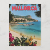 Mallorca Vintag Postkarte (Vorderseite)