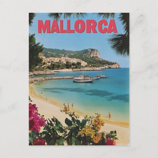 Mallorca Vintag Postkarte (Vorderseite)