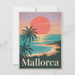 Mallorca Vintage Postkarte