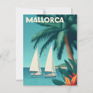 Mallorca Vintage Postkarte