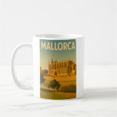 Mallorca Vintage Retro Kathedrale Kaffeetasse (Links)