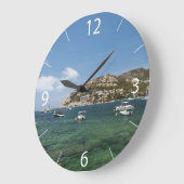 Mallorca Wall Clock Große Wanduhr (Winkel)