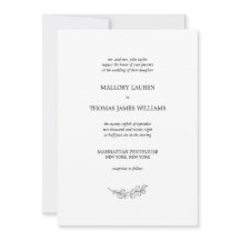 Mallory Elegante Einfache Botanische Hochzeit