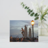 Mallory Square Postkarte (Stehend Vorderseite)