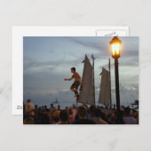 Mallory Square Postkarte (Vorne/Hinten)