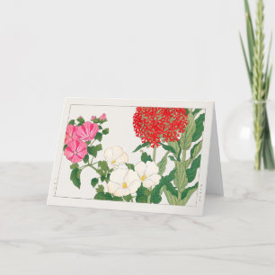 Mallow, Centranthus by Tanigami Konan Karte