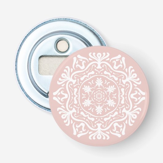Mallow Mandala Flaschenöffner (Vorderseite)