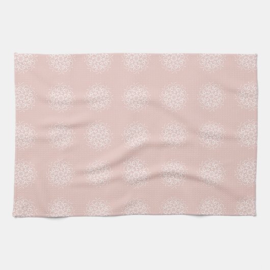 Mallow Mandala Handtuch (Horizontal)