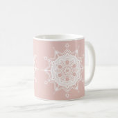 Mallow Mandala Kaffeetasse (VorderseiteRechts)