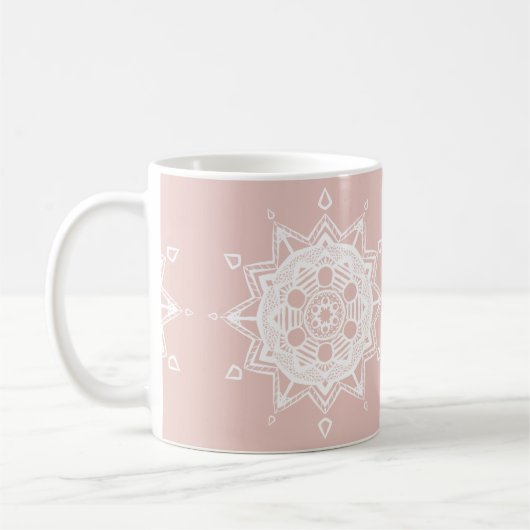 Mallow Mandala Kaffeetasse (Links)
