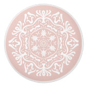 Mallow Mandala Keramikknauf (Vorderseite)
