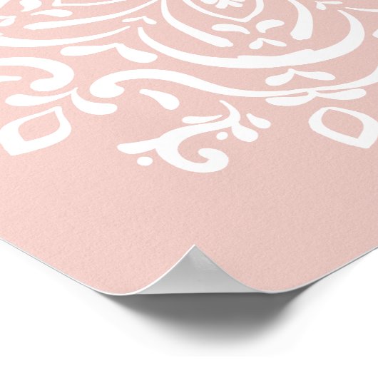 Mallow Mandala Poster (Ecke)