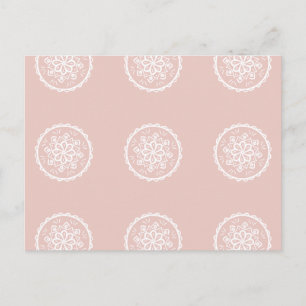 Mallow Mandala Postkarte