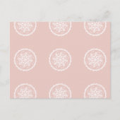 Mallow Mandala Postkarte (Vorderseite)