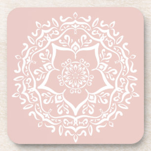 Mallow Mandala Untersetzer