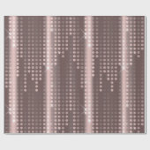 Mallow Polka Dots Matrix gemustert Glitzer Geschenkpapier (Flach)
