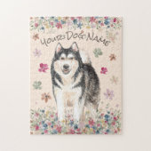 Mally Alaskan Malamute Dog Puzzle (Vertikal)