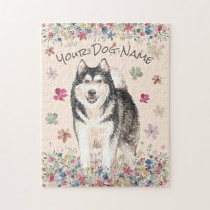 Mally Alaskan Malamute Hund Puzzle