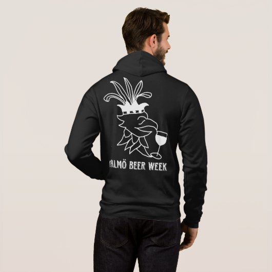 Malmö Beer Week hoodie (Schwarz voll)