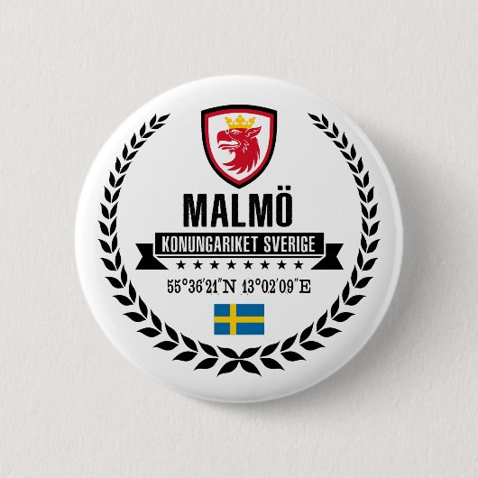 Malmö Button (Vorderseite)