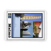 Malmö - Schweden - Mosaik - Magnet (Horizontal)