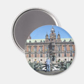 Malmö Schweden - Rathaus Magnet (Vorderseite/Rückseite)