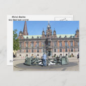 Malmö Schweden - Rathaus Postkarte (Vorne/Hinten)
