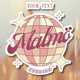 Malmö Schweden Schweden Schweden Dekor Eurovision  Aufkleber