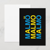 MALMO Schwedische Flagge (Vorne/Hinten)