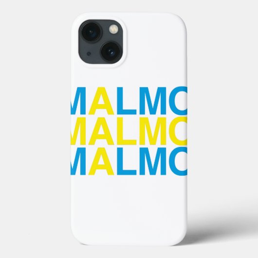 MALMO Schwedische Flagge Case-Mate iPhone Hülle (Rückseite)