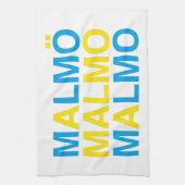 MALMO Schwedische Flagge Geschirrtuch (Vertikal)
