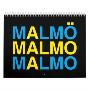 MALMO Schwedische Flagge Kalender