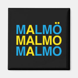MALMO Schwedische Flagge Magnet