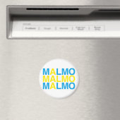 MALMO Schwedische Flagge Magnet (In Situ (Geschirrspüler))