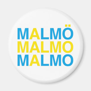 MALMO Schwedische Flagge Magnet