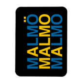 MALMO Schwedische Flagge Magnet (Vertikal)