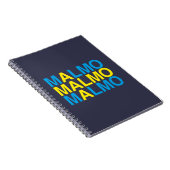 MALMO Schwedische Flagge Notizblock (Rechte Seite)
