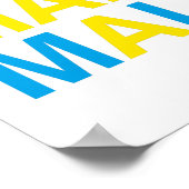 MALMO Schwedische Flagge Poster (Ecke)