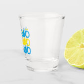 MALMO Schwedische Flagge Schnapsglas (Rechts)