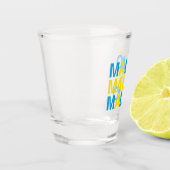 MALMO Schwedische Flagge Schnapsglas (Links)