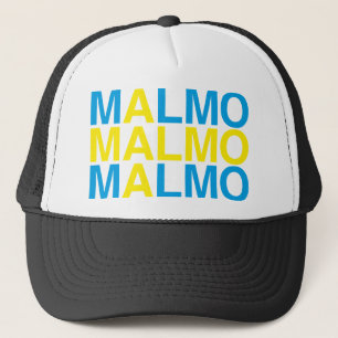 MALMO Schwedische Flagge Truckerkappe