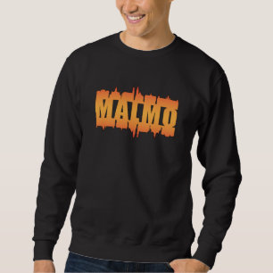 Malmo Sweden City Skyline Cityscape Sweatshirt
